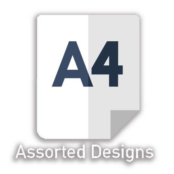 Assorted Designs (A4 Size)