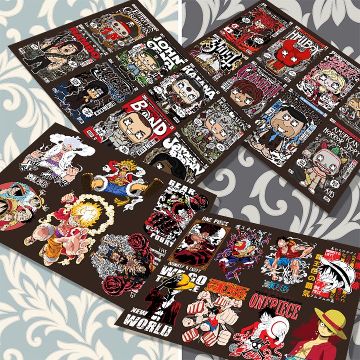 IRON ON Pocket Size Designs vol.1 A4 Sheet