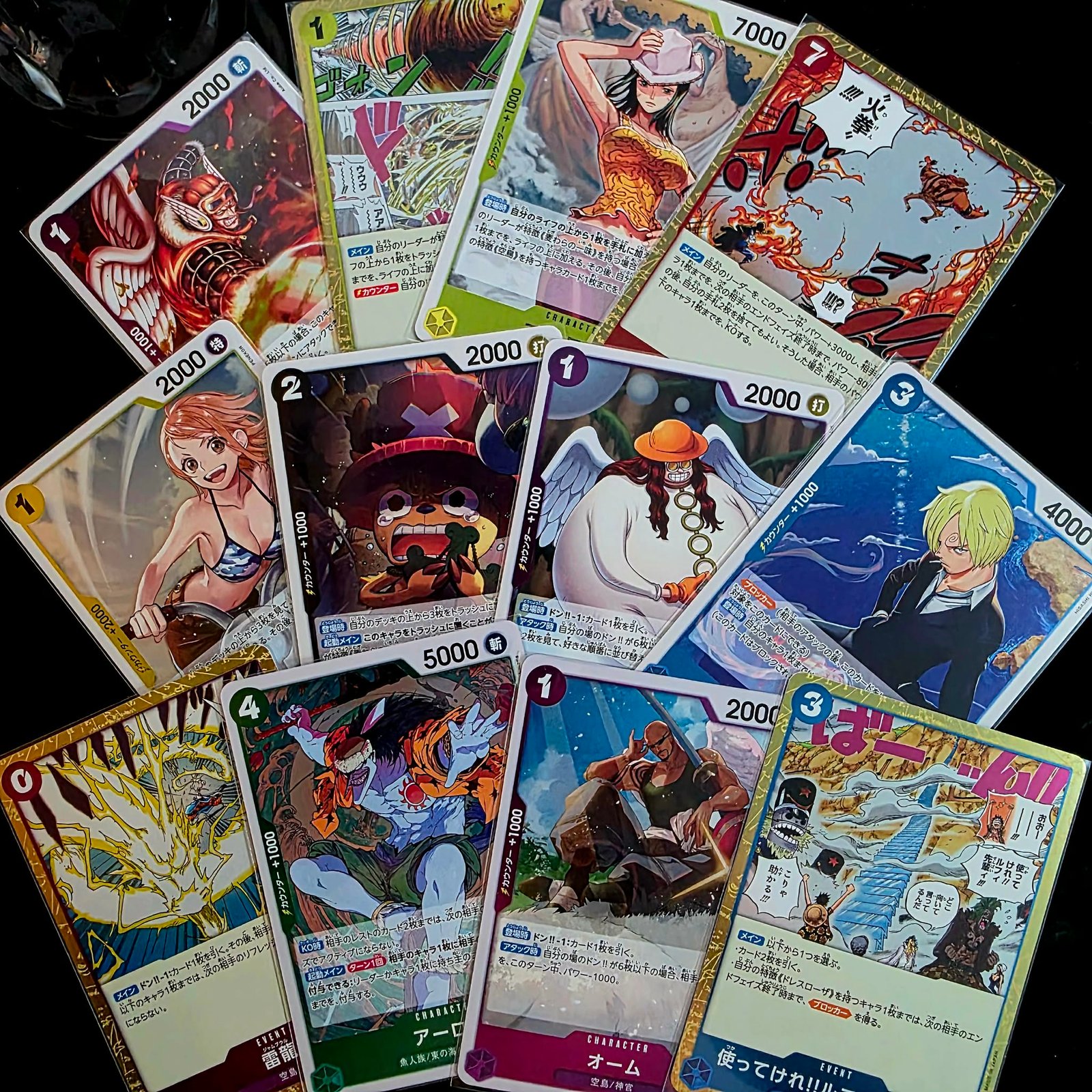 RARE CARDS in OP15 Booster Box JP @ P30 each