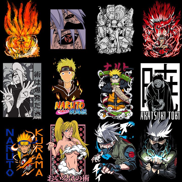Naruto Designs vol.1 A4 size