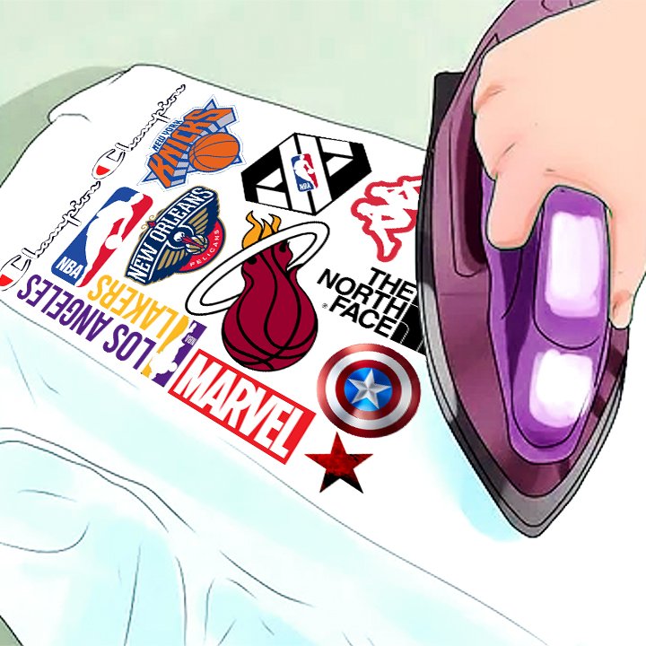 IRON ON Patches 005 Assorted Designs in A4 Sheet