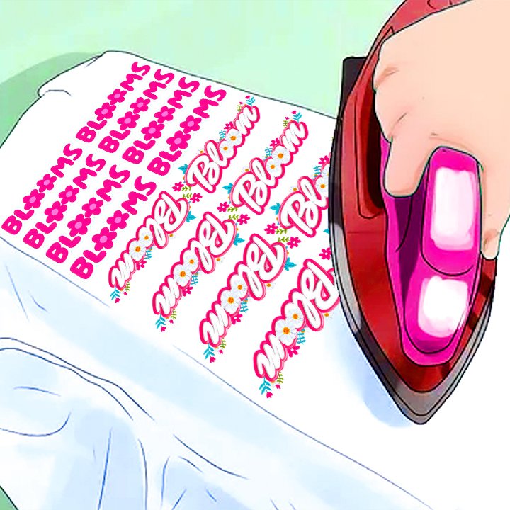 IRON ON Minimalist Designs vol.8 A4 sheet