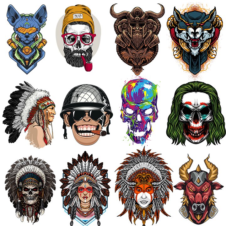 Assorted Designs vol.5 A4 Size Ready to Press