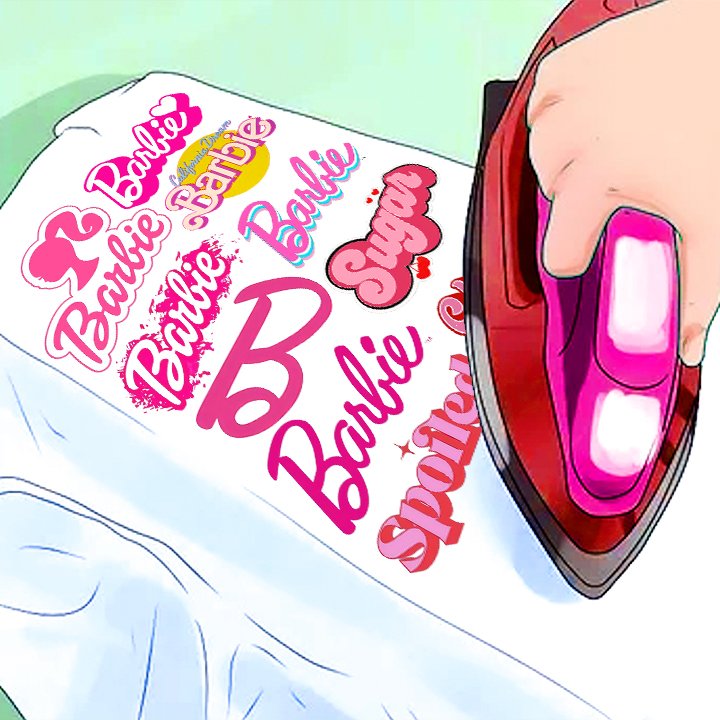 IRON ON Barbie Designs vol.1 A4 Sheet