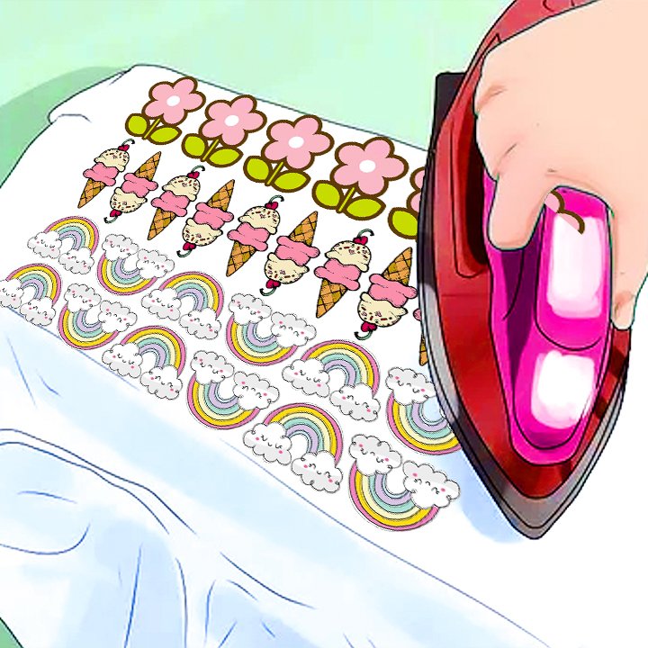 IRON ON Minimalist Designs vol.2 A4 sheet