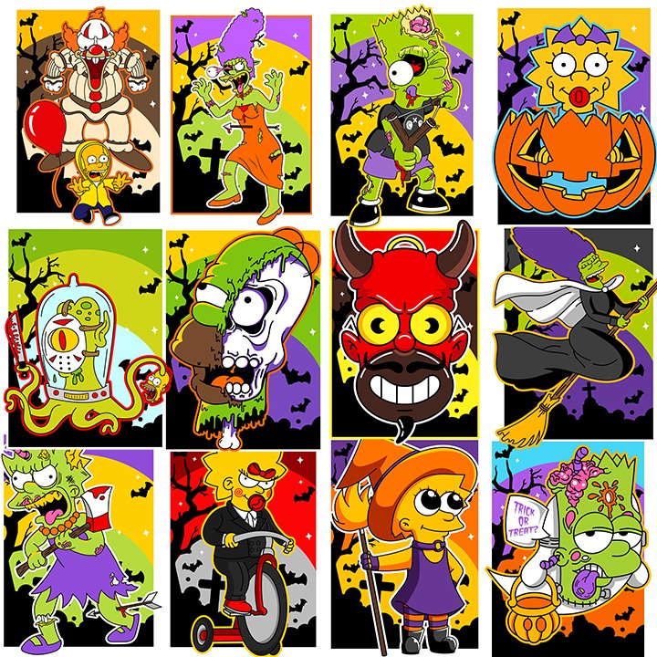 Horror Toon vol.3 A4 Sheet